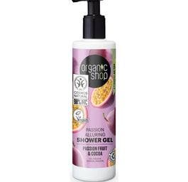 Organic Shop Passion Alluring Shower Gel odprężający żel pod prysznic Passion Fruit & Cocoa 280ml