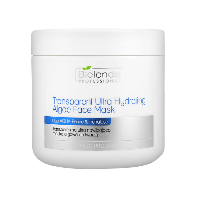 Bielenda Professional Transperent Ultra Hydrating Algae Face Mask transparentna ultranawilżająca maska algowa do twarzy 190g