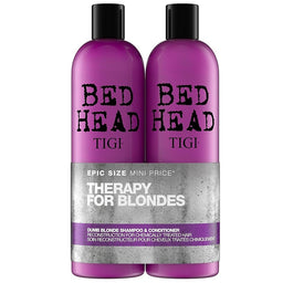 Tigi Therapy For Blondes zestaw szampon do włosów blond 750ml + odżywka do włosów blond 750ml