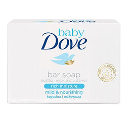 Dove Baby Rich Moisture Bar Soap kremowe mydło w kostce dla dzieci 75g