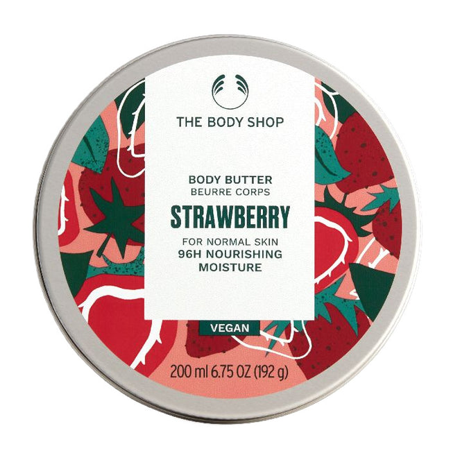 The Body Shop Wegańskie masło do ciała Strawberry 200ml