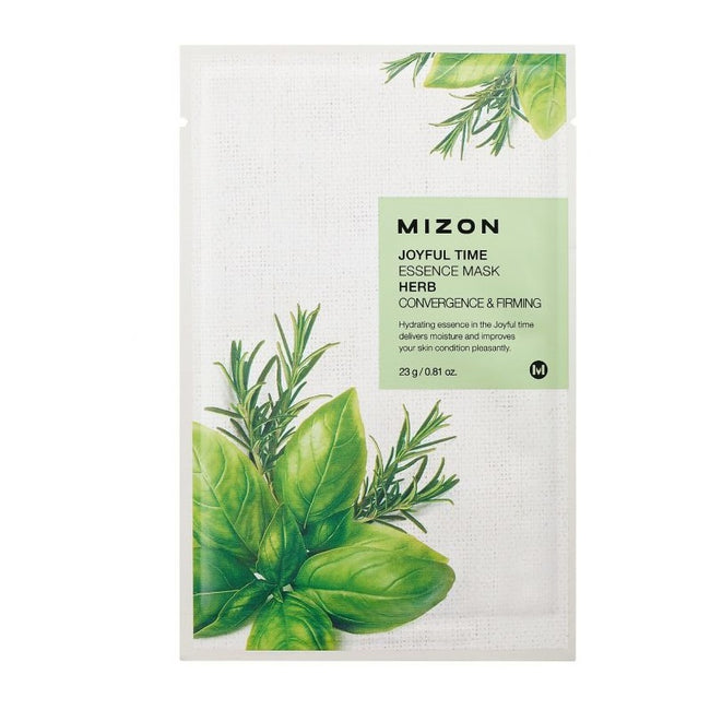 Mizon Joyful Time Essence Mask napinająco-ujędrniająca maska w płachcie Herb 23g