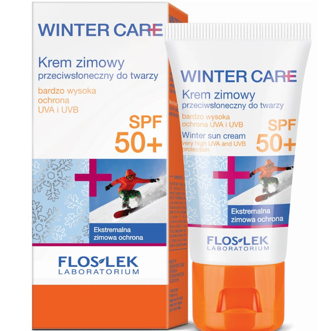 Floslek Winter Care krem zimowy przeciwsłoneczny do twarzy SPF50+ 30ml