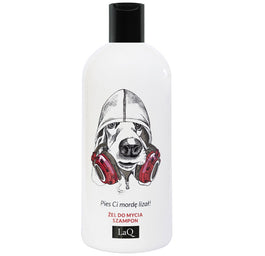 LaQ Żel do mycia ciała i szampon do włosów 2w1 Pies 300ml
