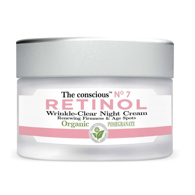 The Conscious Retinol przeciwzmarszczkowy krem na noc z organicznym granatem 50ml