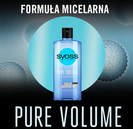 Syoss Pure Volume Micellar Shampoo szampon micelarny do włosów normalnych i cienkich 440ml