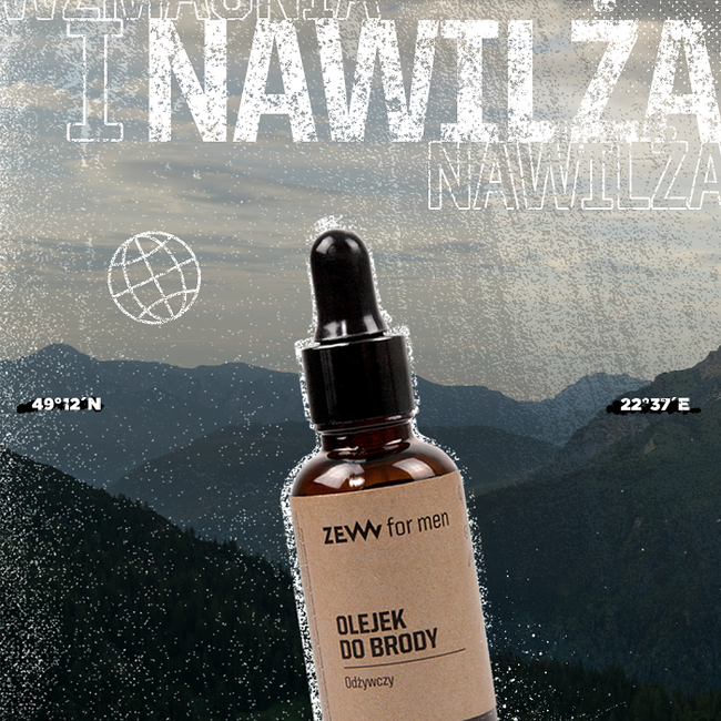 Zew For Men Olejek do brody odżywczy 30ml
