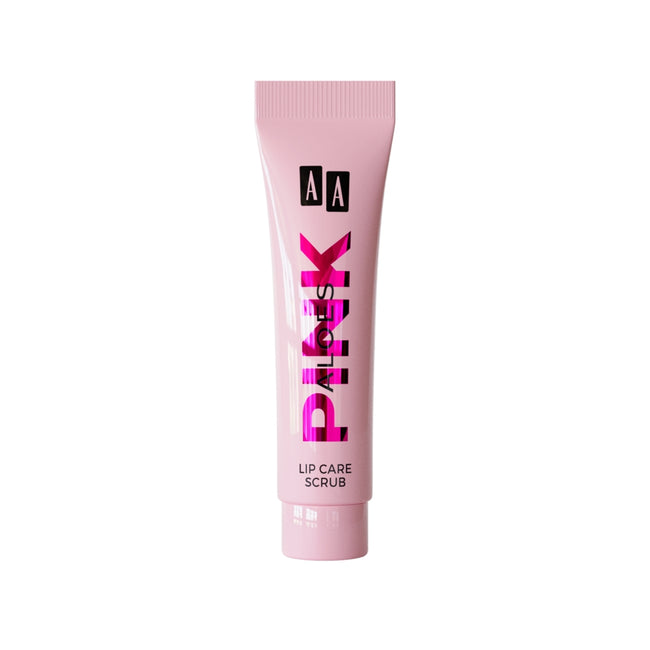 AA Aloes Pink wygładzający peeling do ust lip care scrub 10g