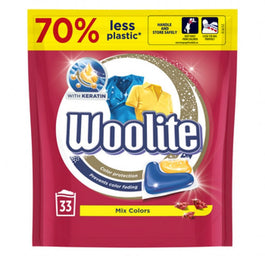 Woolite Keratin Therapy Mix Colors kapsułki do prania ochrona koloru z keratyną 33szt