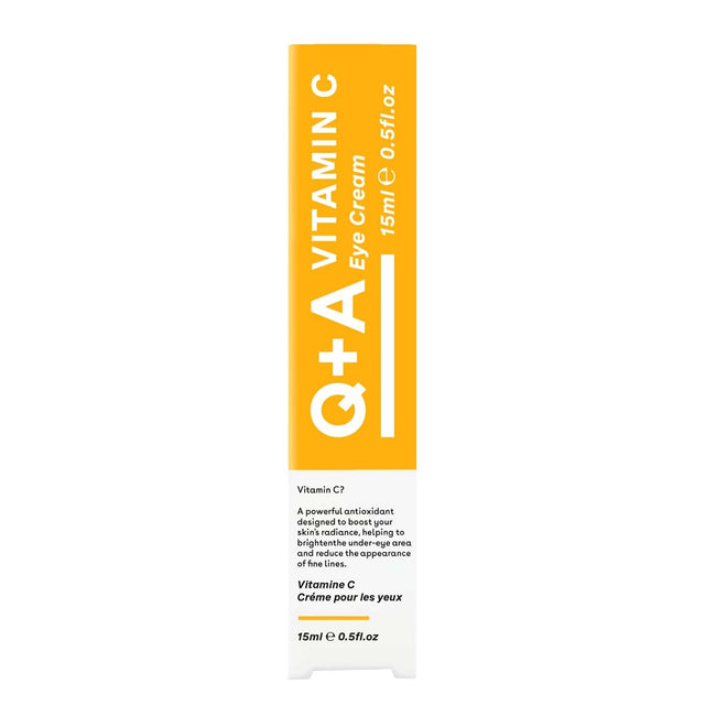 Q+A Vitamin C Eye Cream rozświetlający krem pod oczy z witaminą C 15ml