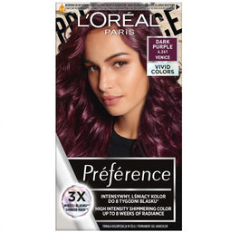 L'Oreal Paris Preference Vivid Colors trwała farba do włosów 4.261 Dark Purple