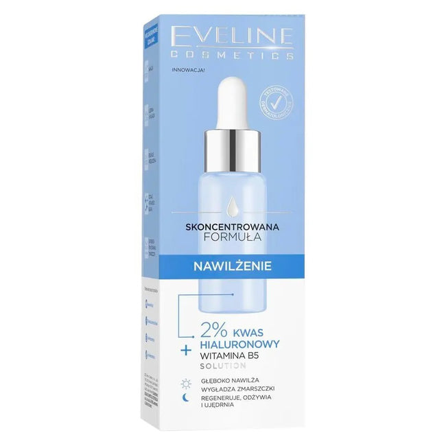 Eveline Cosmetics Skoncentrowana Formuła serum do twarzy Nawilżenie 18ml