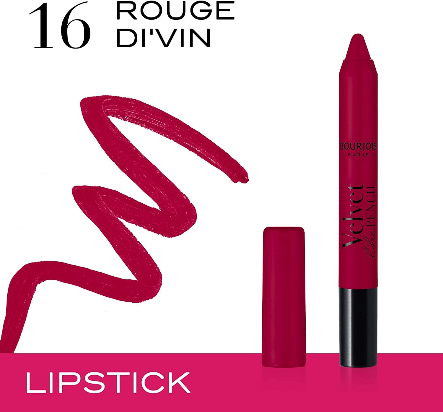 Bourjois Velvet The Pencil – Lippenstift In Rouge Di'vin