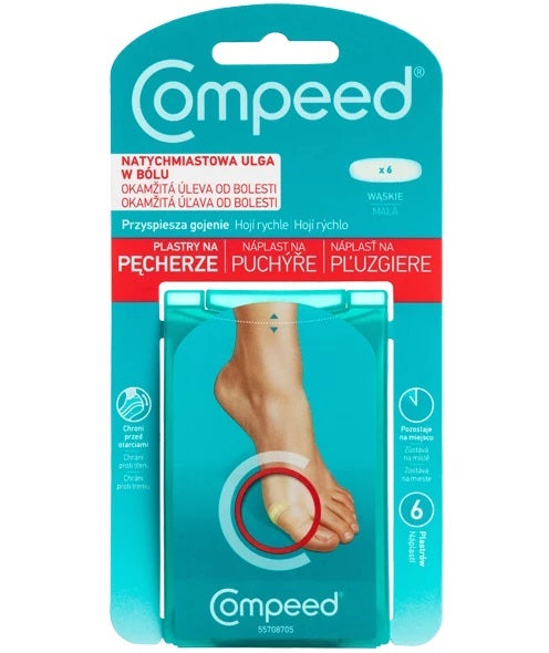 Compeed Plastry na pęcherze Wąskie 6szt.