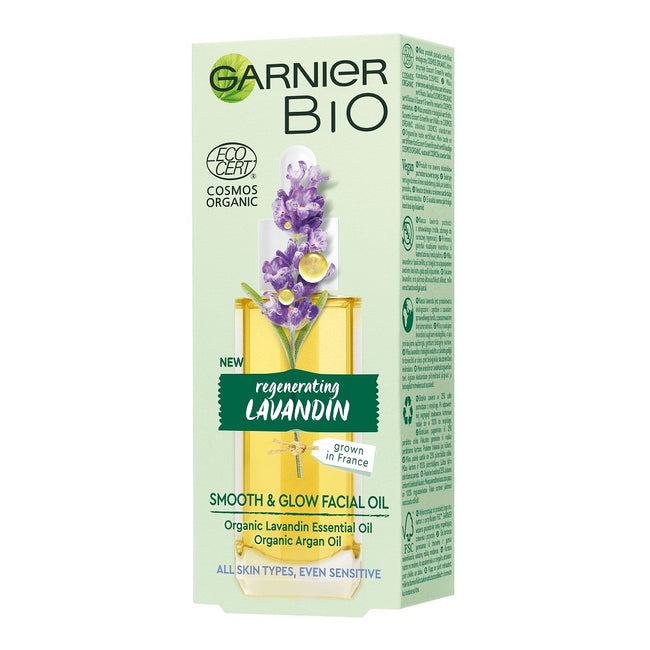 Garnier Bio Regenerating Lavandin Oil wygładzający olejek do twarzy do każdego typu cery 30ml