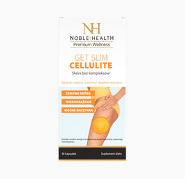 Noble Health Get Slim Cellulite suplement diety wspomagający spalanie tłuszczu 30 kapsułek