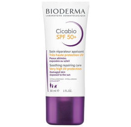 Bioderma Cicabio Creme SPF 50+ krem naprawczy zapobiegający hiperpigmentacji i powstawaniu blizn 30ml