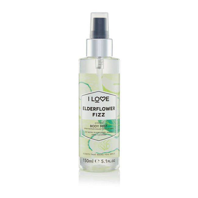 I Love Scented Body Mist zapachowa mgiełka do ciała Elderflower Fizz 150ml