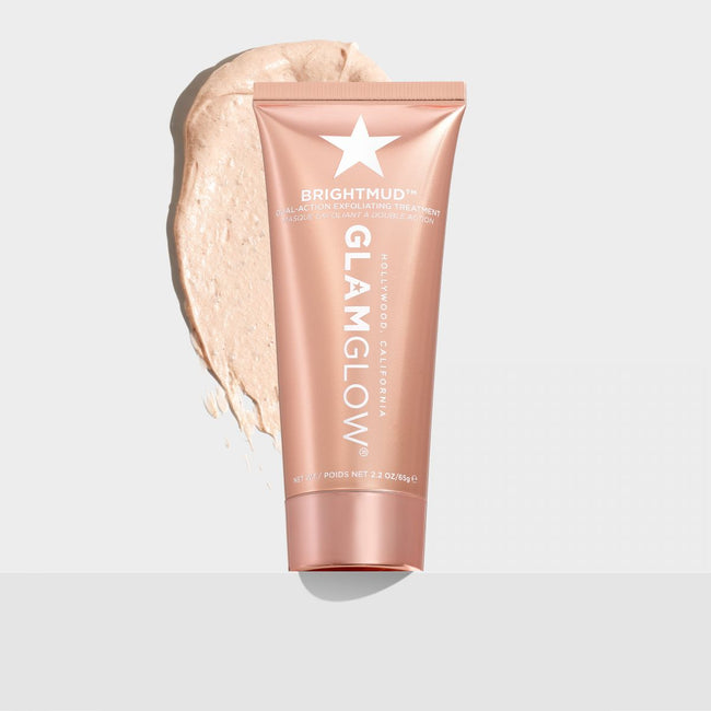GlamGlow Brightmud Dual-Action Exfoliating Treatment złuszczająca maseczka do twarzy o podwójnym działaniu 65g