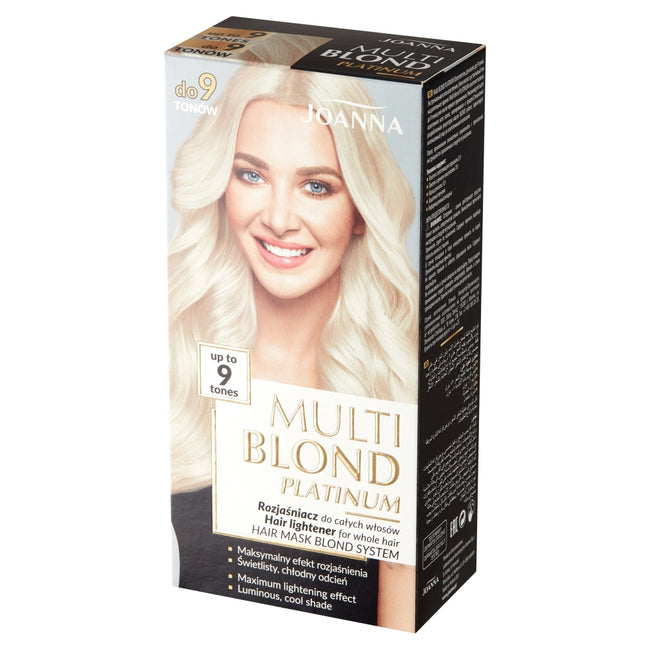 Joanna Multi Blond Platinum rozjaśniacz do całych włosów do 9 tonów