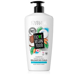 Eveline Cosmetics I Love Vegan Food głęboko nawilżający balsam do ciała Kokos & Olejek Migdałowy 350ml