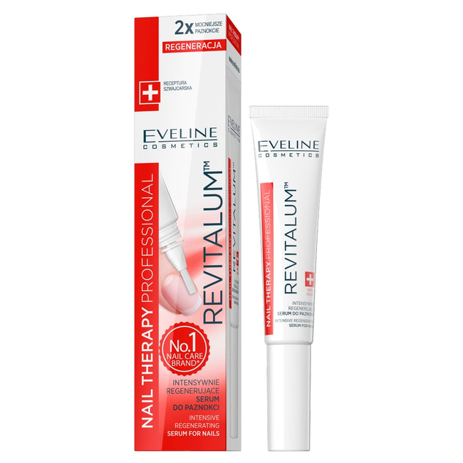 Eveline Cosmetics Nail Therapy Professional Revitalum intensywnie regenerujące serum do paznokci 8ml
