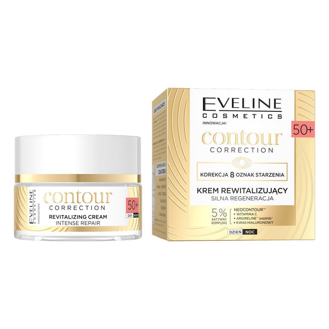 Eveline Cosmetics Contour Correction silnie regenerujący krem rewitalizujący 50+ 50ml