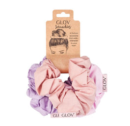 Glov Scrunchies zestaw gumek do włosów Light Pink 3szt