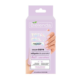 Bielenda Total Nail Repair odżywka do paznokci Color Care 4w1 10ml