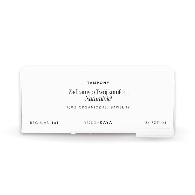 Your Kaya Tampony z organicznej bawełny Regular 24szt.