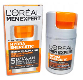 L'Oreal Paris Men Expert Hydra Energetic krem nawilżający przeciw oznakom zmęczenia 50ml