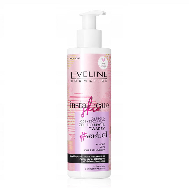 Eveline Cosmetics Insta Skin Care głęboko oczyszczający żel do mycia twarzy 200ml