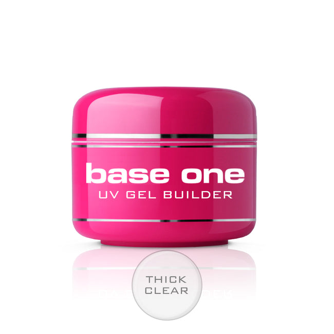 Silcare Base One Thick Clear bezbarwny żel budujący do paznokci 15g