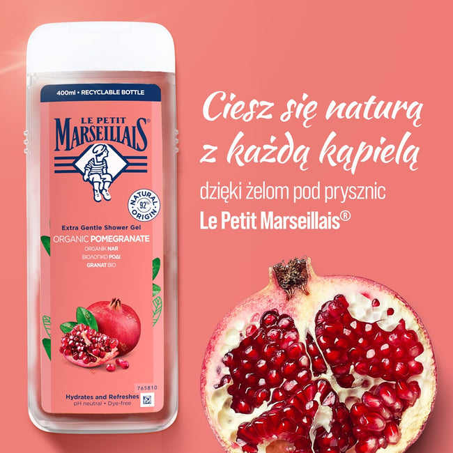 Le Petit Marseillais Delikatny żel pod prysznic Śródziemnomorski Granat 400ml