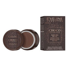Eveline Cosmetics Choco Glamour intensywnie regenerująca maseczka do ust na noc 12ml