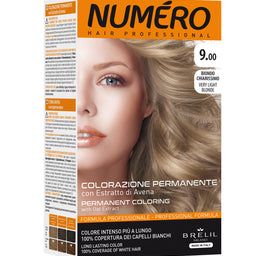 NUMERO Permanent Coloring farba do włosów 9.00 Very Light Blonde 140ml