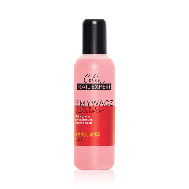 Celia Nail Expert bezacetonowy zmywacz do paznokci Mango 100ml