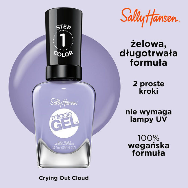 Sally Hansen Miracle Gel żelowy lakier do paznokci 601 Crying Out Cloud 14.7ml