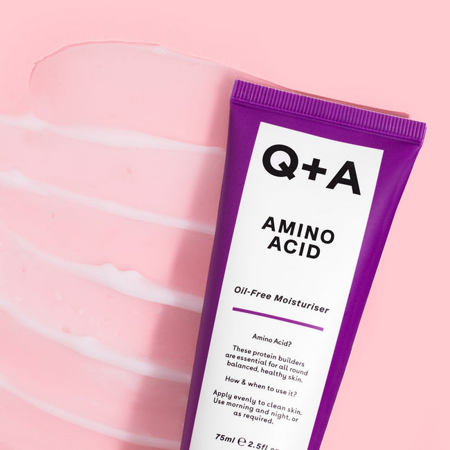 Q+A Amino Acid Oil-Free Moisturiser bezolejowy regulujący krem z aminokwasem 75ml