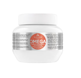 Kallos KJMN Omega Rich Repair Hair Mask regenerująca maska z kompleksem omega-6 i olejem makadamia 275ml