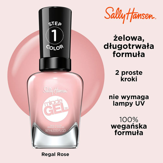 Sally Hansen Miracle Gel żelowy lakier do paznokci 238 Regal Rosé 14.7ml