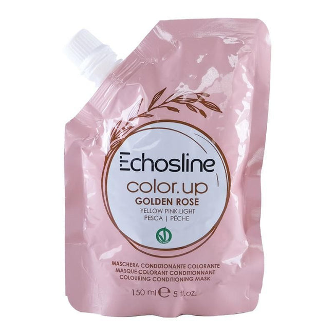 ECHOSLINE Color.up Colouring Conditioning Mask maska koloryzująca do włosów Golden Rose 150ml