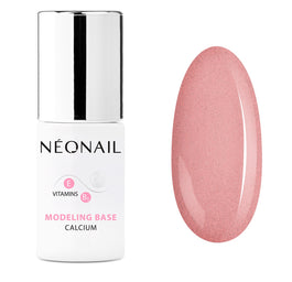 NeoNail Modeling Base Calcium baza hybrydowa Bubbly Pink 7.2ml