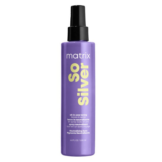 Matrix Total Results So Silver spray neutralizujący do włosów siwych i platynowego blondu 200ml