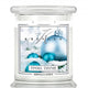 Kringle Candle Średnia świeca zapachowa z dwoma knotami Tinsel Thyme 411g