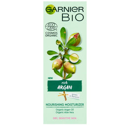 Garnier Bio Rich Argan Nourishing Moisturizer Cream odżywczy krem nawilżający do skóry suchej i wrażliwej 50ml