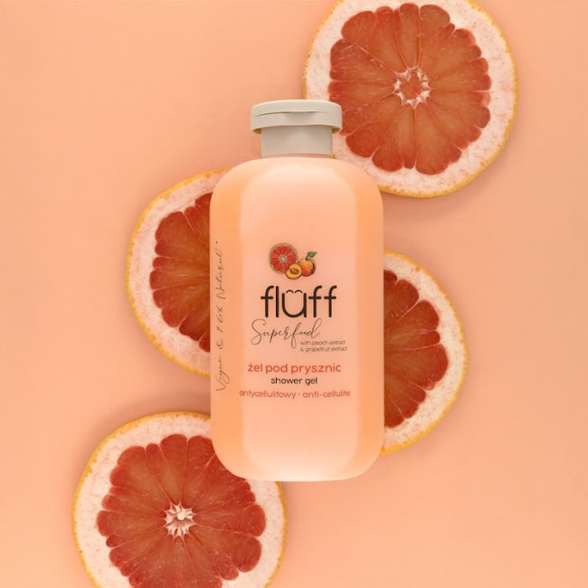 Fluff Shower Gel antycellulitowy żel pod prysznic Brzoskwinia i Grejpfrut 500ml