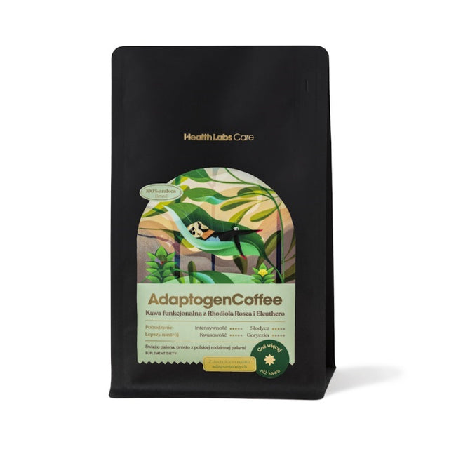 HealthLabs AdaptogenCoffee kawa funkcjonalna z Rhodiola rosea i Eleuthero 252g