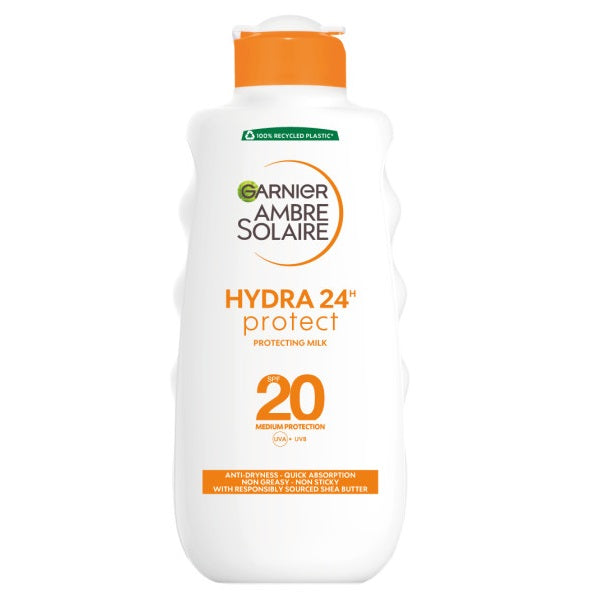 Garnier Ambre Solaire Protection Lotion nawilżający balsam do opalania SPF20 200ml