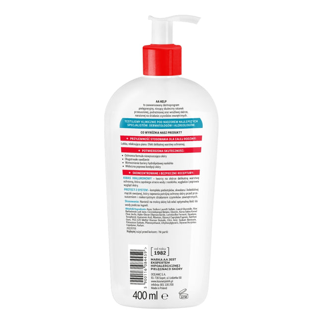 AA Help płyn 2w1 Shower & Bath nawilżająco-ochronny 400ml